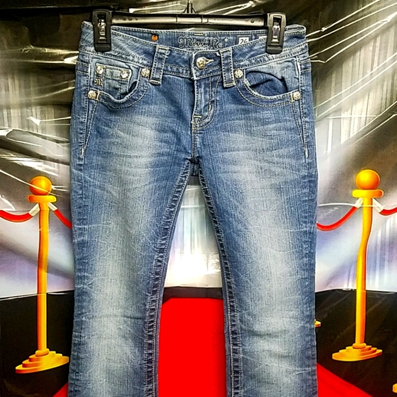 👠💋👠Beautiful Miss Me jeans signature rise 26x34 - Picture 7 of 10